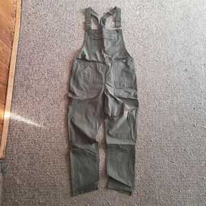 Burton Chaseview Overalls Olive Green Size 30 Medium